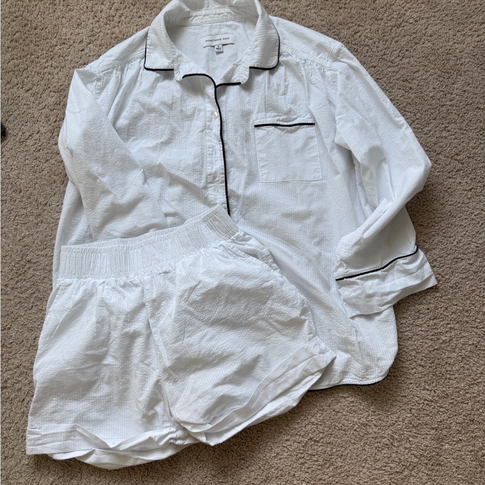Something Navy Pajama Set